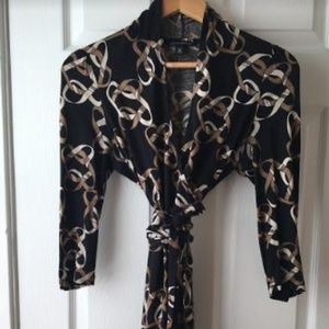 Banana Republic Nautical Faux Wrap